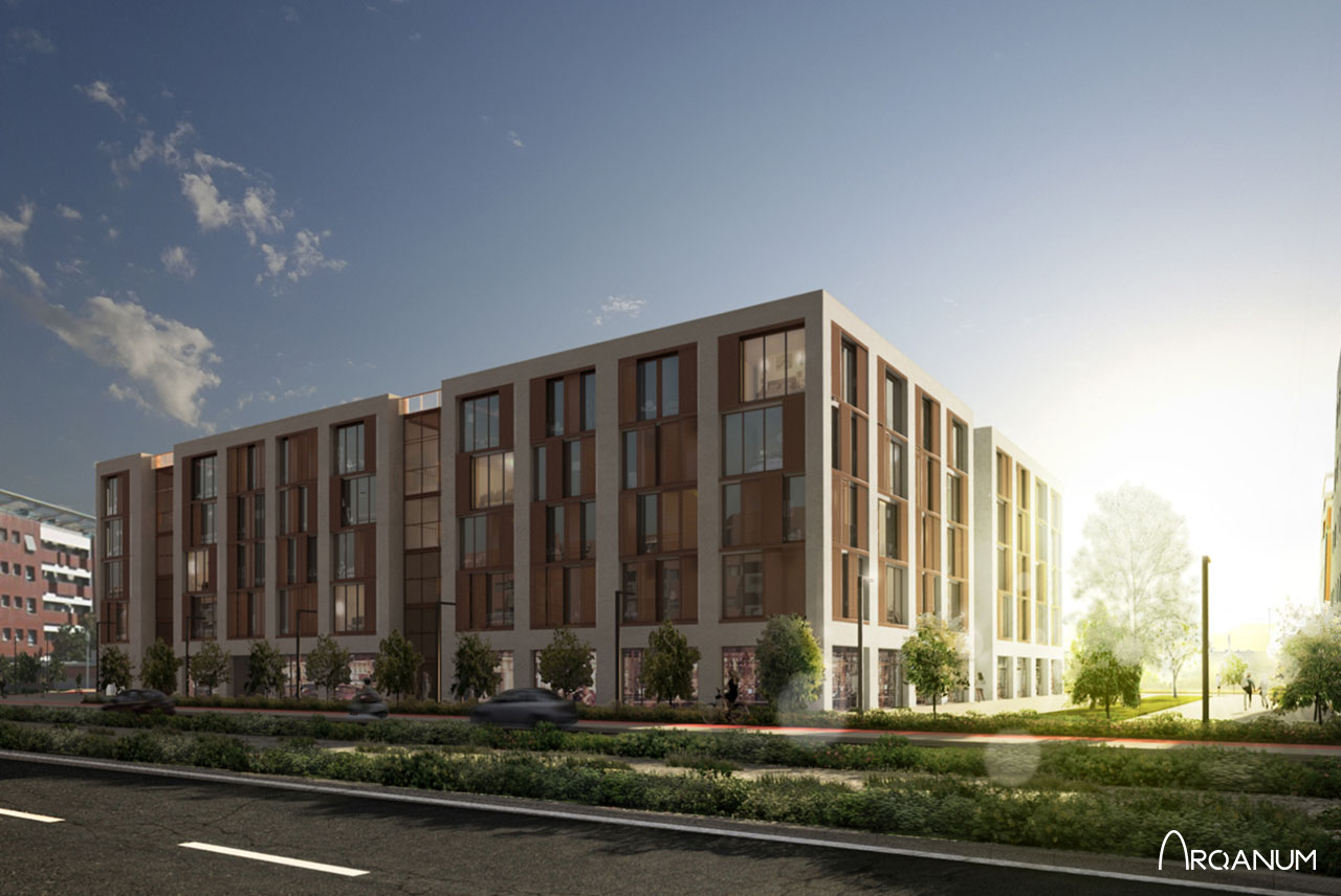 Bloque Residencial exterior